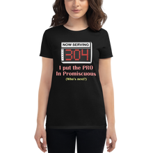 Load image into Gallery viewer, Pro in Promiscuous - Female Dark Shirt Design