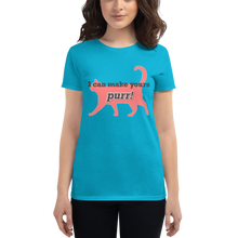 Load image into Gallery viewer, Make It Purr - Female Light Shirt Design
