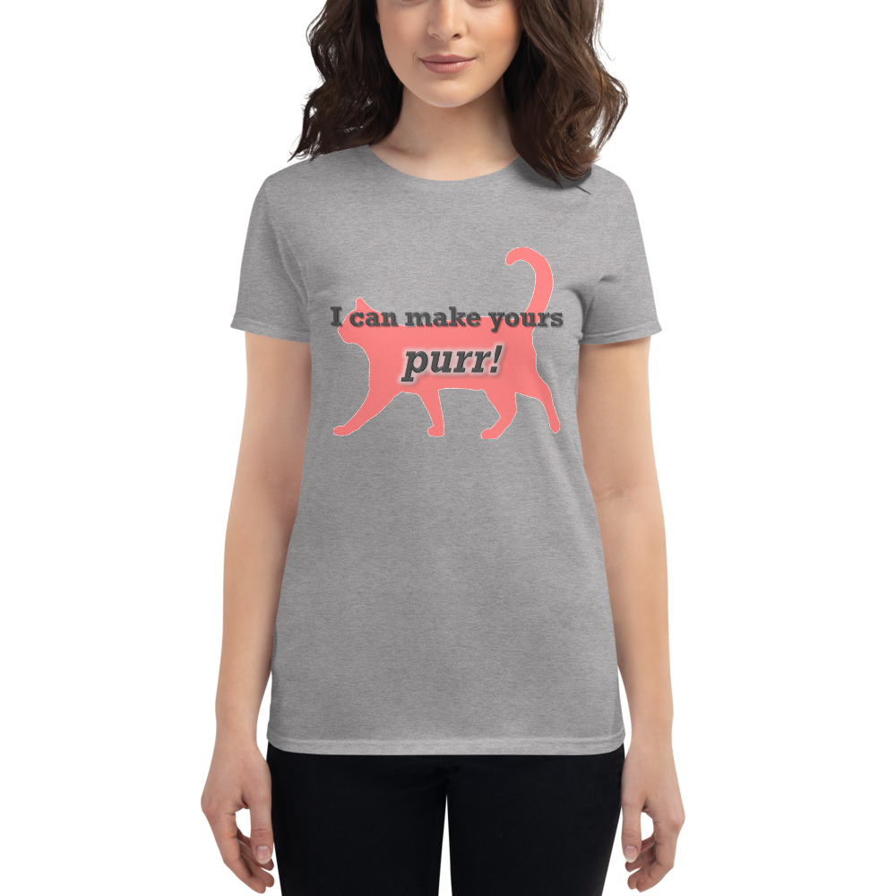 Make It Purr - Female Light Shirt Design