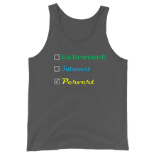 Load image into Gallery viewer, Personality Type - All Gender Dark Tank Top
