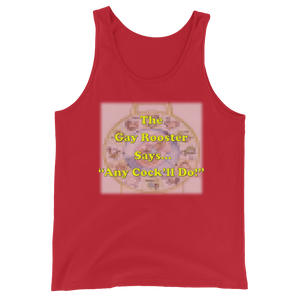 Gay Rooster Says - Tank Top