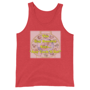 Gay Rooster Says - Tank Top
