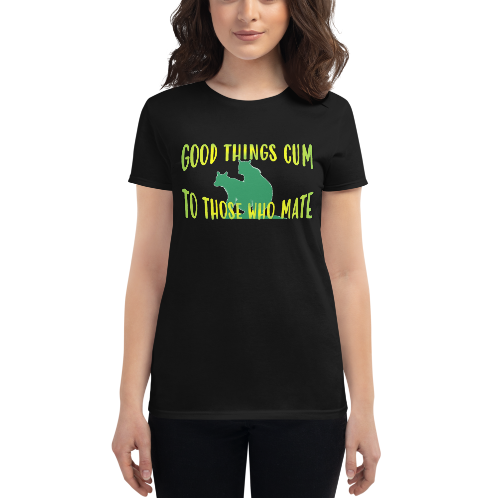 Good Things - Female Dark Shirt Design