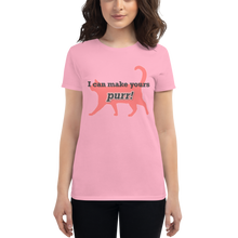 Load image into Gallery viewer, Make It Purr - Female Light Shirt Design