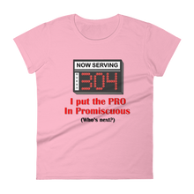 Load image into Gallery viewer, Pro in Promiscuous - Female Light Shirt Design