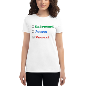 Personality Type - Female Light Shirt Design